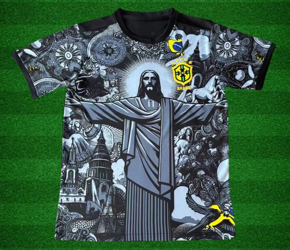 Brazil Black "Redeemer" Limited Jersey